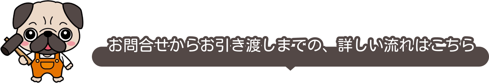 お問合せからお引き渡しまでの、詳しい流れはこちら