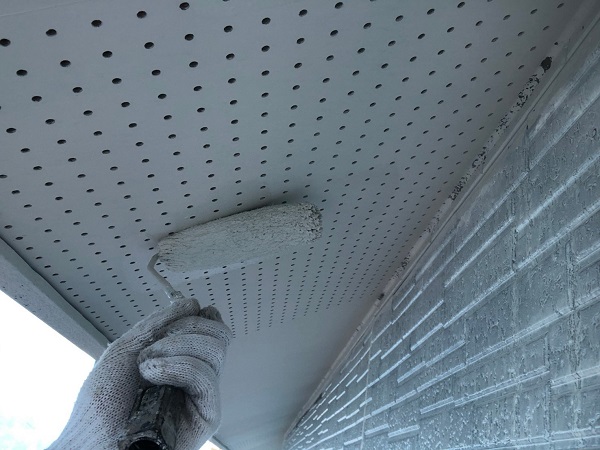群馬県太田市　屋根・外壁・付帯部塗装工事　雨どい交換　雨戸、軒天の塗装 (1)