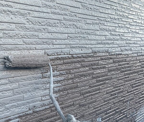 群馬県伊勢崎市　N様邸　屋根塗装　外壁塗装　2色仕上げ　日本ペイント パーフェクトトップ ラジカル制御式 (5)