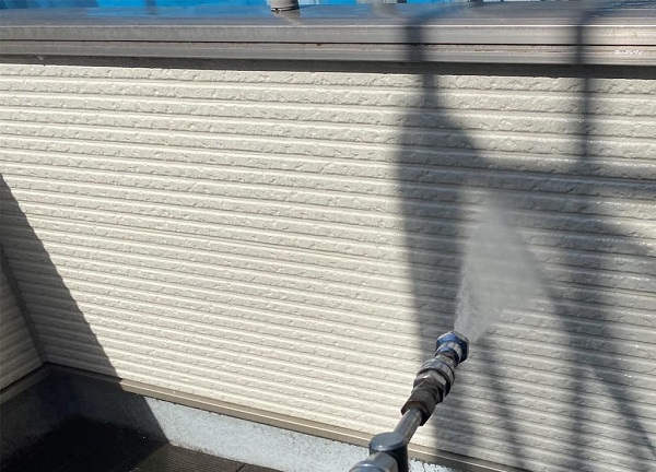 群馬県前橋市　G様邸　外壁塗装・付帯部塗装　バイオ洗浄　ガイソーパワークリーナー1 (3)
