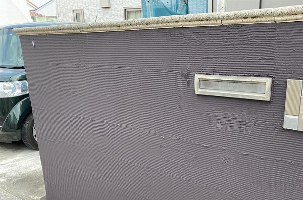 群馬県前橋市　G様邸　外壁塗装・付帯部塗装　塀の塗装　DIYは可能?2