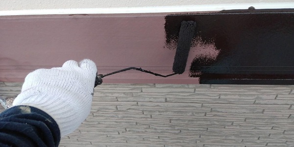 群馬県前橋市　H様邸　外壁塗装・付帯部塗装　出窓の屋、帯板塗装 (9)