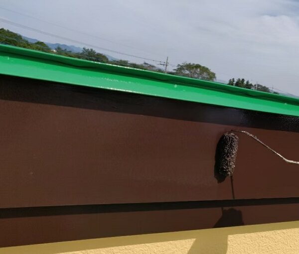 群馬県前橋市　H様邸　屋根塗装・外壁塗装　破風板、鼻隠し、軒天の塗装 (3)