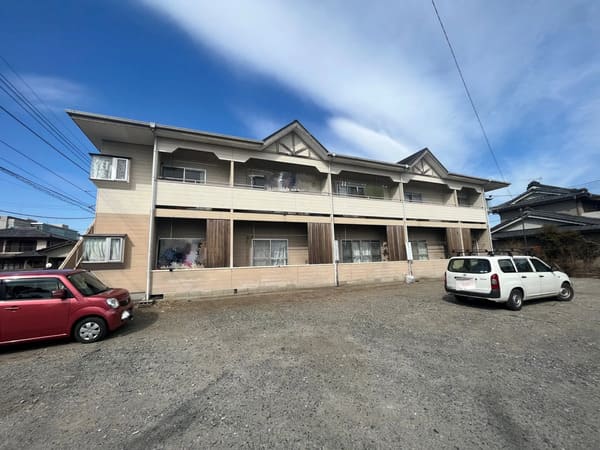 群馬県前橋市Dアパート_屋根外壁塗装_施工前