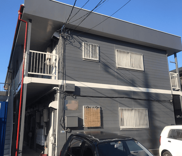 群馬県高崎市_アパート_外壁塗装_施工後