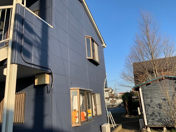 群馬県太田市_アパート_屋根外壁塗装_施工後