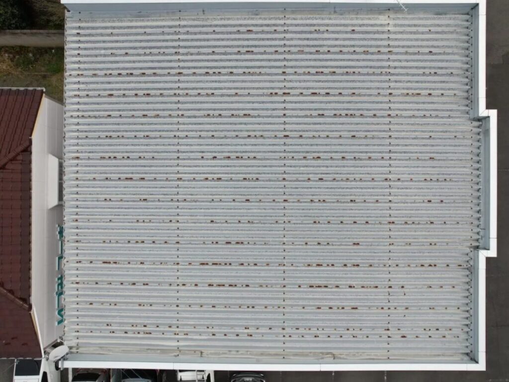 群馬県前橋市_屋根・外壁塗装_事業所_施工前_2