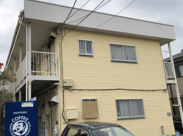 群馬県高崎市_アパート_外壁塗装_施工前