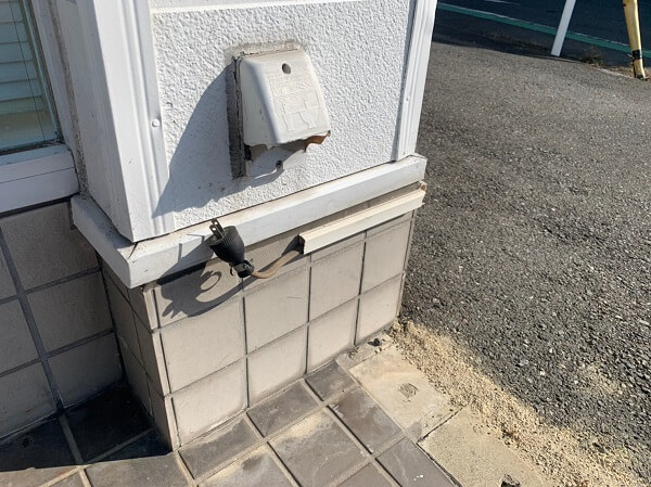 群馬県前橋市_店舗_屋根外壁塗装_施工前