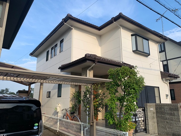 群馬県前橋市　屋根、外壁塗装　コーキング工事 (2)