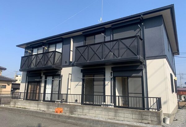 群馬県邑楽郡　アパート　屋根塗装・外壁塗装・付帯部塗装