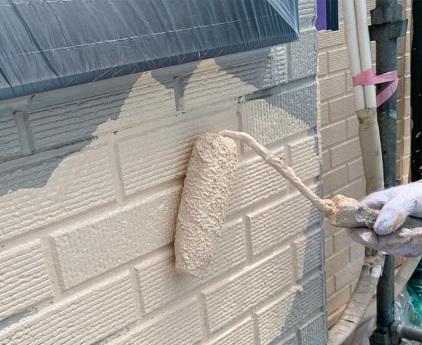 群馬県桐生市　I様邸　屋根塗装・外壁塗装　ガイソーウォールマイティシリコン　カチオンシーラー (1)