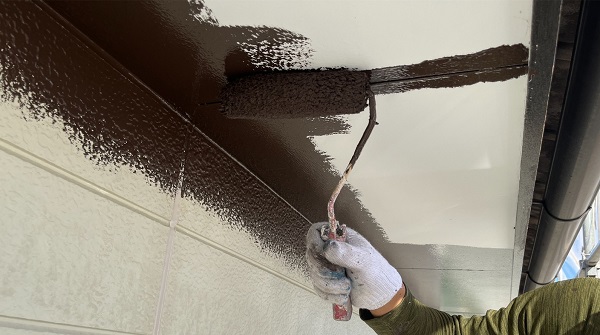 群馬県前橋市　M様邸　屋根塗装・外壁塗装　軒天塗装　低臭ジョンキングNAD (3)