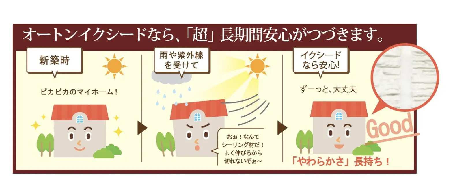 オートンイクシードなら、「超」長期間安心が続きます。