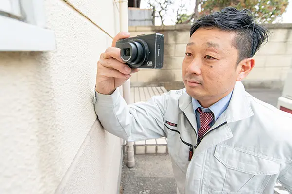 工事後も責任ある対応をします